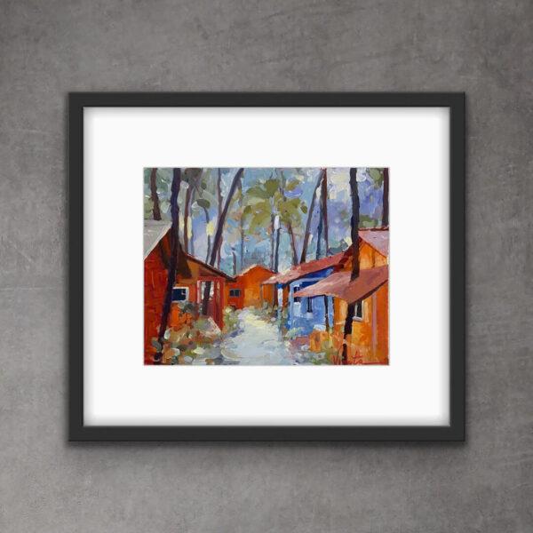 The Cottage Lane Painting For Home Wall Art Decor - Image 4