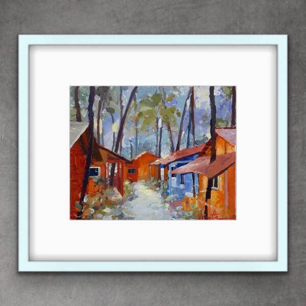 The Cottage Lane Painting For Home Wall Art Decor - Image 5