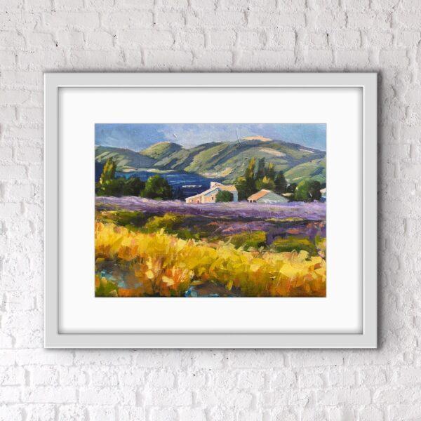 The Majestic Lavender Painting For Home Wall Decor - Image 4