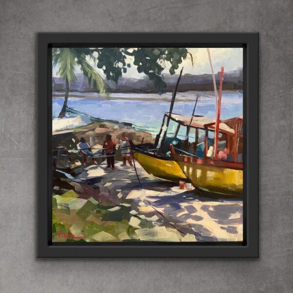 AT The Shore Painting For Home Wall Art Decor - Image 4