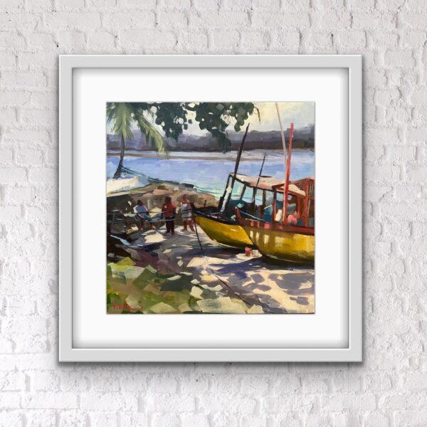 AT The Shore Painting For Home Wall Art Decor - Image 3