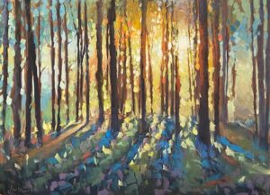 The Forest Light Painting For Home Wall Art Decor