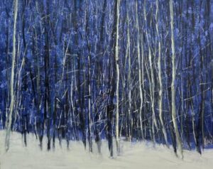 Snow Kissed-Luxury Abstract Painting