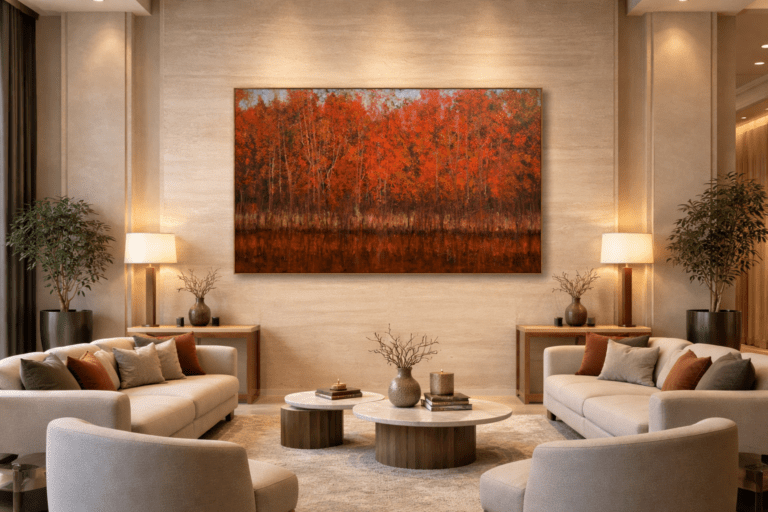 Choosing the Right Art for Lobbies and Commercial Interiors.