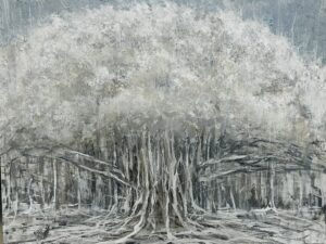 Abstract Kalpavriksha TREE OF LIFE PAINTING by contemporary Artist Vinita Sadarangani Vinita Sadarangani