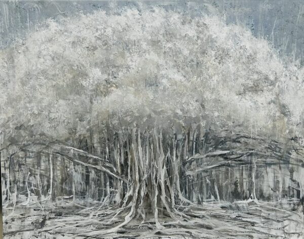 Abstract Kalpavriksha TREE OF LIFE PAINTING by contemporary Artist Vinita Sadarangani Vinita Sadarangani