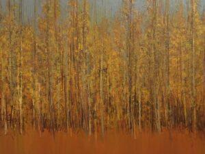 Abstract painting Warmth by contemporary Artist Vinita Sadarangani