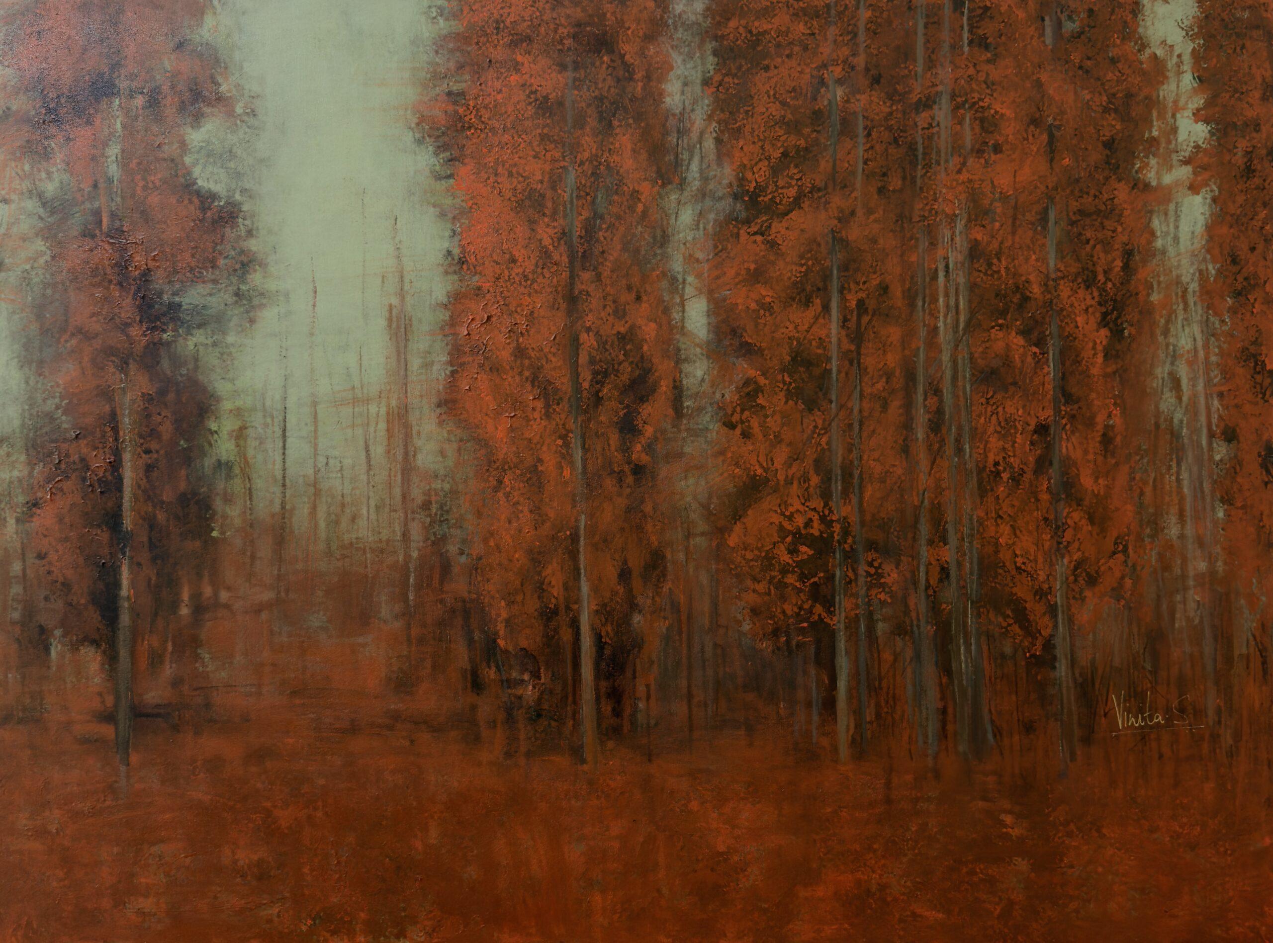 Sohum Nature-Inspired Abstract Painting